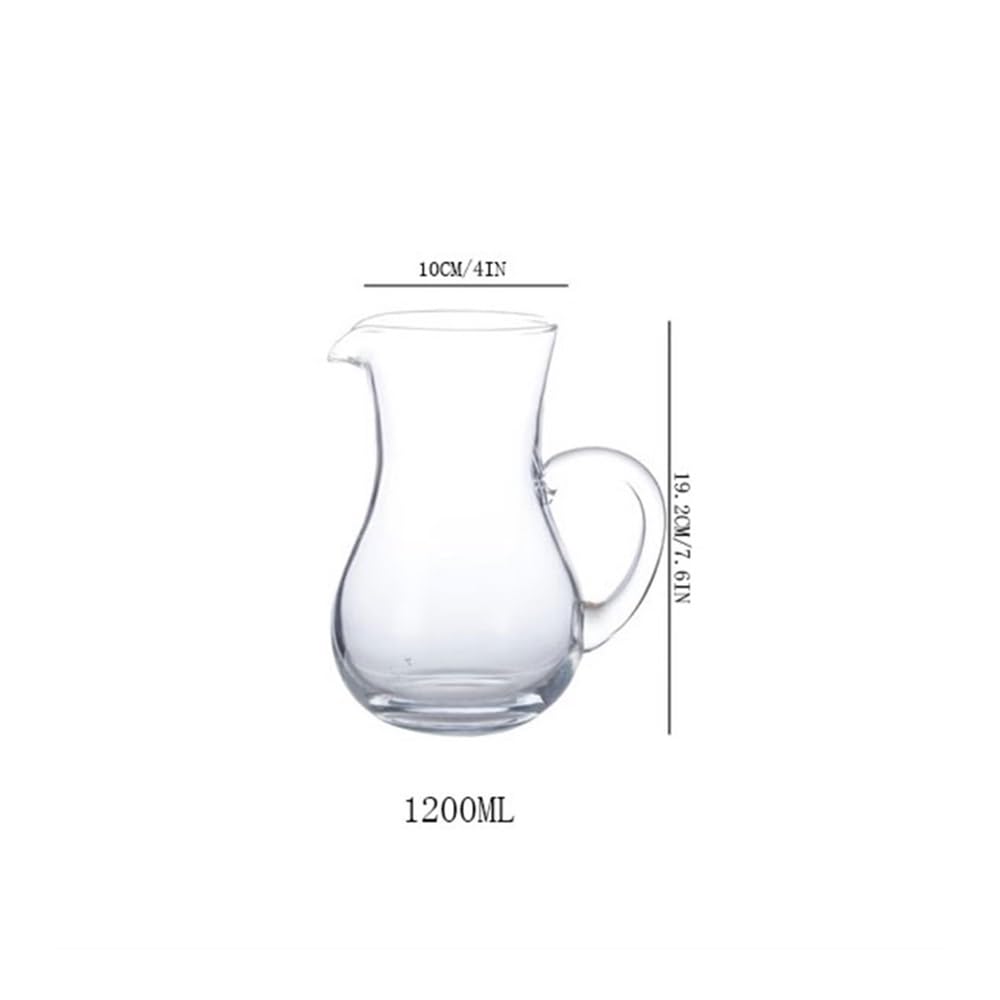 Carafe Distributeur de vin en verre épais, carafe rouge sans plomb, KTV