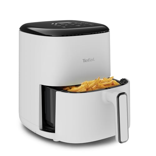 Tefal EY145A Easy Fry Compact Airfryer 3 L, 3 liter inhoud, voor 1 tot 4 personen,tijd- en energiebesparend, digitaal bedieningspaneel, 10 automatische bereidingswijzen
