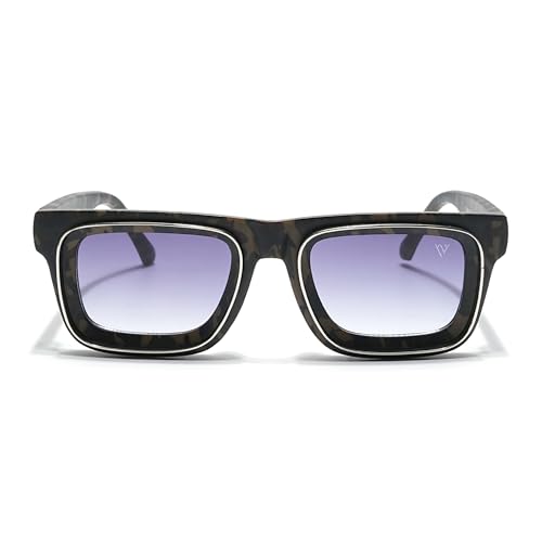 Image of Voyage UV Protected Square Sunglasses for Men & Women