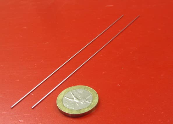 12L14 Carbon Steel Shaft .031" Diameter x 6" Long 5 pcs