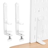 Toddmomy Lochplatten Tischhalterung 2 Stück aus Robustem Eisen mit Widerstandsfähiger Oberfläche für Einsatz im Büro und Heimarbeitsplatz Einfache Befestigung von Lochplatten