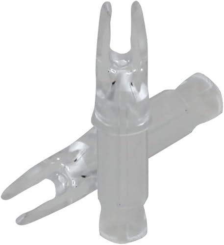 Miniatura 43 de SOPOGER 50 paquetes de flechas de tiro con arco – Insertos de flecha para flechas de carbono 0.244/0.244 in de plástico para bricolaje caza tiro