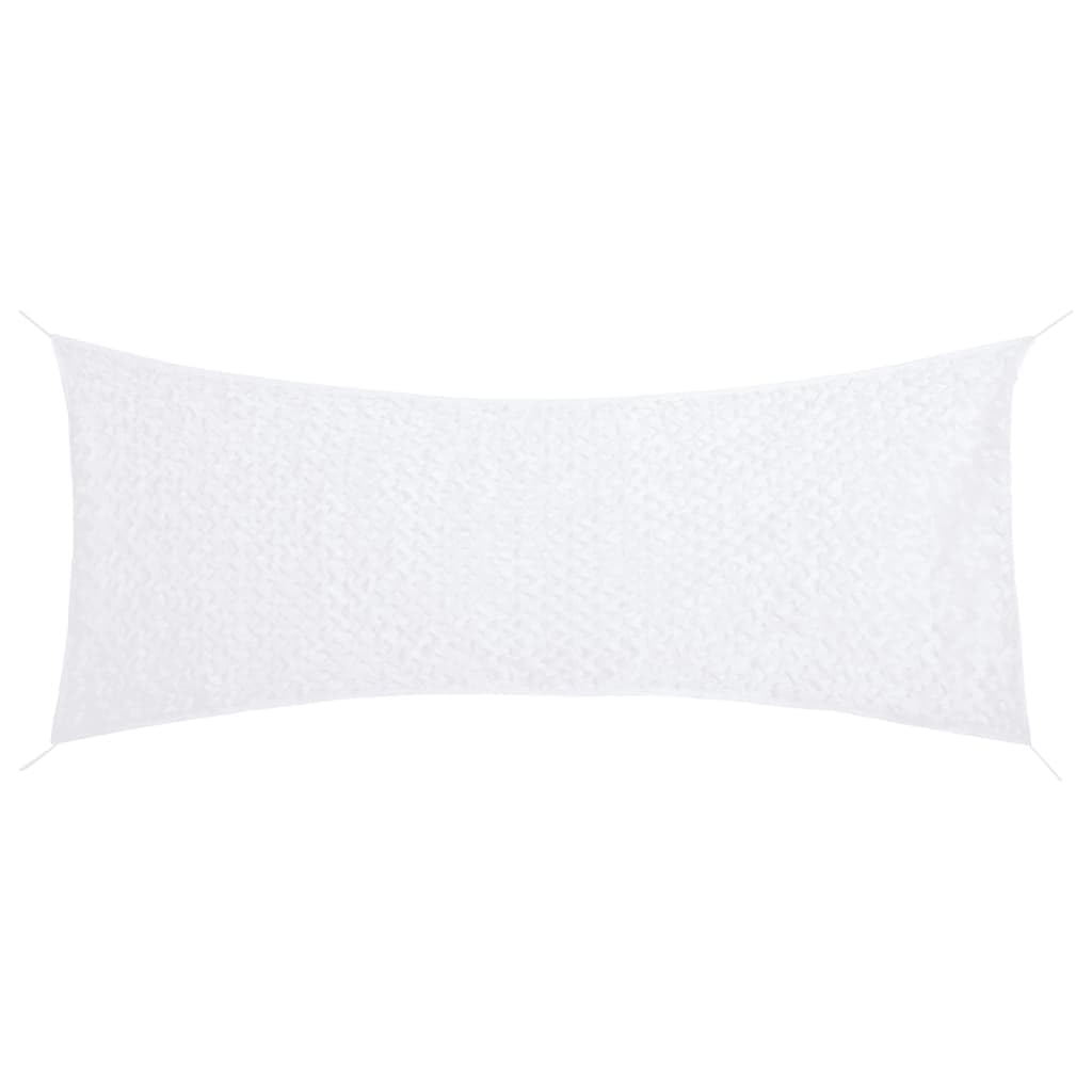 Red de camuflaje con bolsa de almacenamiento, 312 x 140 cm, color blanco, tela Oxford, protección solar con protección UV, para caza, camping, jardín, exterior, paisaje forestal y decoración de