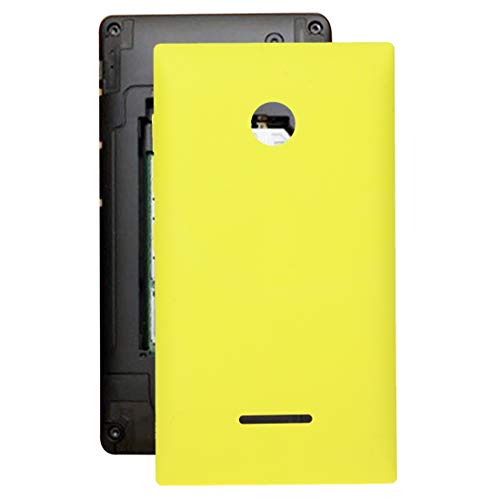 HUIFANGBU Battery Back Cover for Microsoft Lumia 435(Black)(Orange) (Green) (Blue)(Red)(White)(Yellow) (Color : Color7)