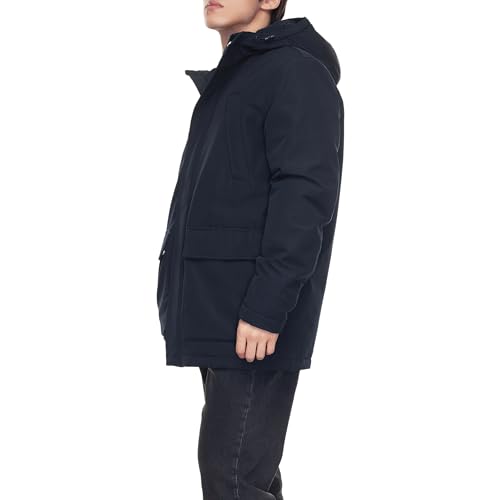 Rokka&Rolla Men's Water-Resistant Warm Parka Jacket Winter Coat with Sherpa Fleece Lined Hood2