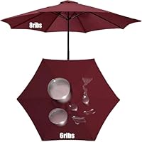 Vervanging parasol luich voor 8 armen, dikke en sterke Patio paraplu vervanging luich, uv-bescherming en waterdicht, parasolhoezen voor parasol, buiten, markt, tafel, luifel(Wit,230cm