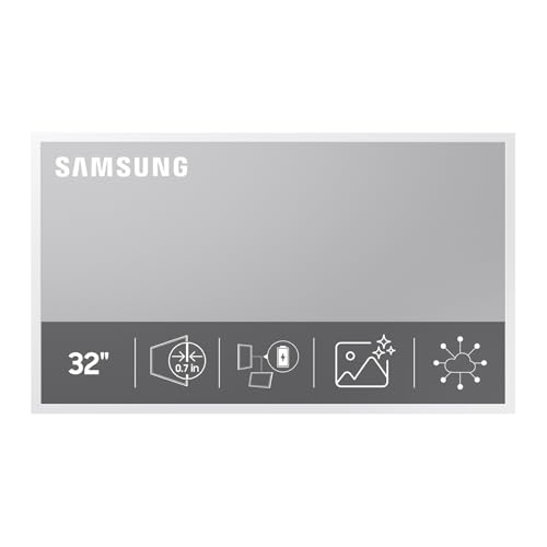 Image of Samsung 32 inch EMDX Series Color E-Paper QHD Smart Signage, Ultra Thin Lightweight Frame, USB Type-C Compatibility, VXT, Embedded Battery, LH32EMDIBGBXZA