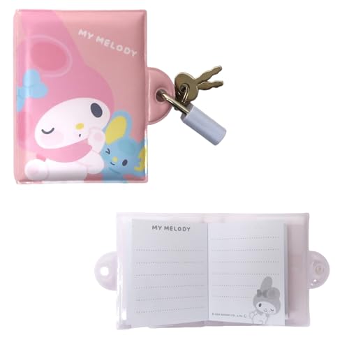 Mini journal My Melody à cadenas petit carnet secret de note de 70 pages pour fille