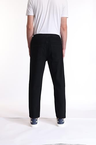 Image of INKD Men's Jogger Jeans - Mid-Rise | Cotton Blend | Stretchable Fabric| Elasticated Waistband | Classic 5 Pocket Styling | Jeans for Men | Men's Bottomwear (Available in Plus Sizes)
