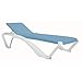 Produktbild 8706N64 - Sonnenliege Acqua 73 x 190 x 35 Weiß/Blau