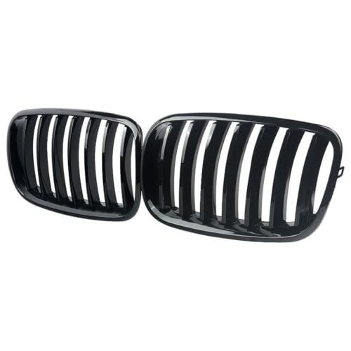 Calandre avant pour BMW X5 X6 E70 E71 noir brillant 2007-2013 - 3