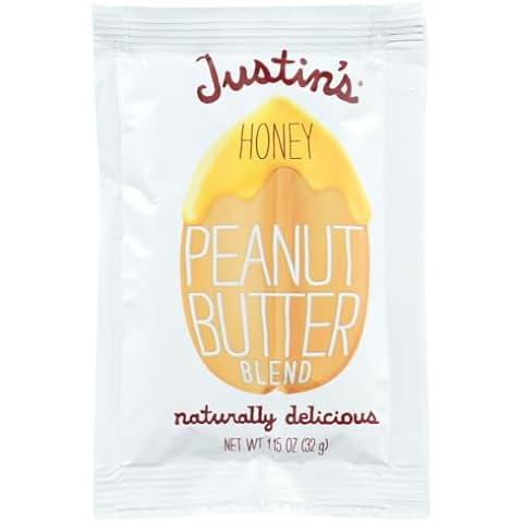Justin's Nut Butter: Honey Peanut Butter Squeeze Packs, 1.15 oz (20 pack) Cover