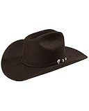 Stetson Men's 4X Corral Wool Felt Cowboy Hat Chocolate 7 3/4