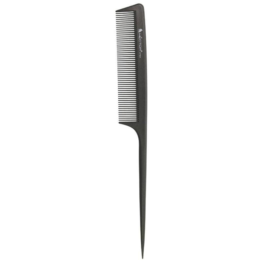 Hector Thin Tail Professional Combs for Salon Hair Cutting and Styling Comb Anti Static Hair Combs Hair Dressing Combs - Pack of 2-image-43