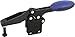 Kipp 05904-008001 Steel/Polyamide Horizontal Toggle Clamp with Straight Foot and Adjustable Clamping Spindle, Nitro-Carburized, Black Oxidized Finish, 223.5 mm Length, 88.2 mm Height, Metric