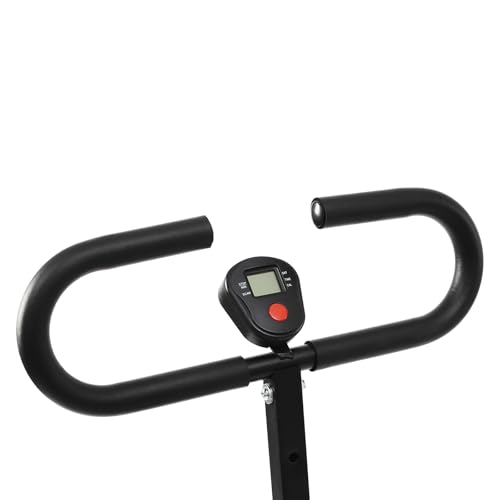 Image of Squat Machine for Home Gym, Rowing Machine with 12 Resistance Adjustment, Handle Height Adjustable Squat Assist Trainer with LCD Display, 265Lbs Capacity Squat Fat-Burning Muscle Fitness Equipment
