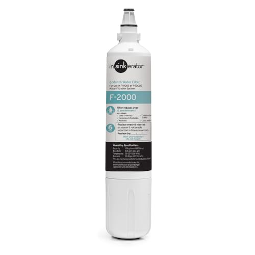 InSinkErator F-2000 Replacement Filter Plus cartucho de repuesto de 1 unidad 2