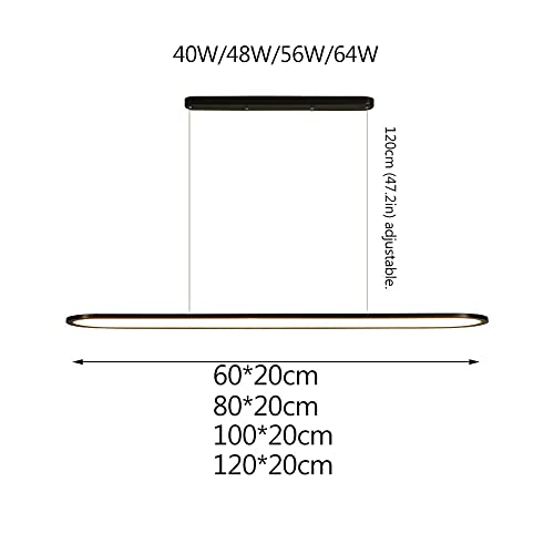 Éclairage suspendu îlot cuisine LED dimmable pour table à manger - 2