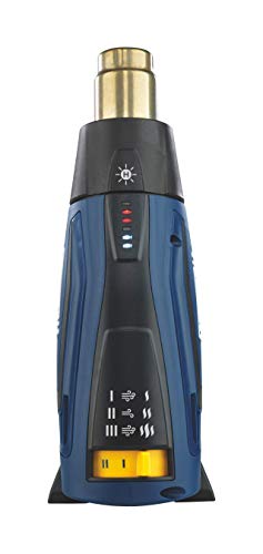 Rapid Termosoffiatore Pistola Ad Aria Calda R2200-E, Potenza 2200 W, Temperatura 60-650°C, Portata Aria 250-500 L/Min, Per Rimuovere Vernice, Smalto E Adesivi, Termoretrazione - 8