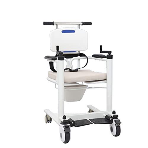 Elevador de pacientes Silla de movilidad de transferencia Elevador para ancianos paralizados Silla de ruedas multifunción Manual para discapacitados Máquina de silla de cambio de elevación p