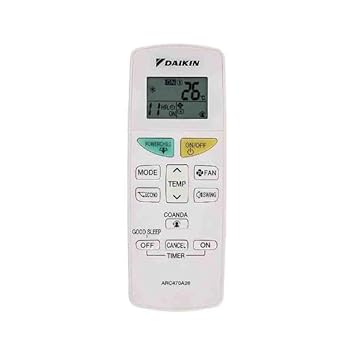Lethabo AC Remote No 242 Replacement for Daikin Split/Window AC Remote Control (Exactly Same Remote Will Only Work)