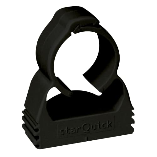 Sealey SBA15PC 15mm Pipe Clip - Pack of 10, Black