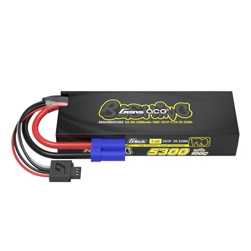 Batterie LiPo 7,4 V 5300 mAh Gens ace pour éviter les coupures sur Moto RC 1/4