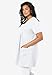Roaman's Women's Plus Size Two Pocket Soft Knit Swing Tunic - 5X, White