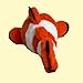 Deluxe Paws 100% Recycled Plush Eco Toys (Clown Fish)