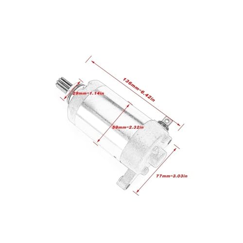 Démarreur moto de haute précision pour TTR 125 LE mécanique robuste 5HH-81890-00