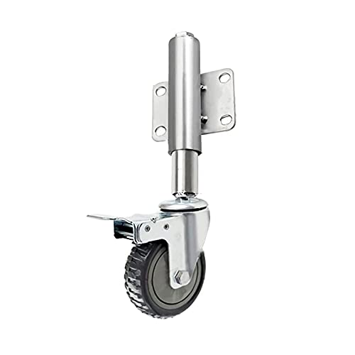 Roulette de porte avec ressort 5 pouces en polyuréthane charge 220 LB