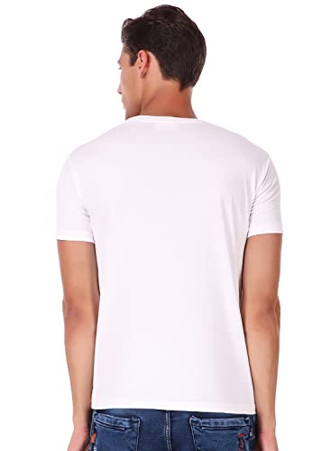 Image of Shiva Trishul T-shirt| Mahakal Shiva Printed T shirt Collection | Bholenath Tshirts | Regular Fit Black & White Tshirt For Men | Soft Cotton Black Printed T-shirt | Half Sleeve Bio-Washed