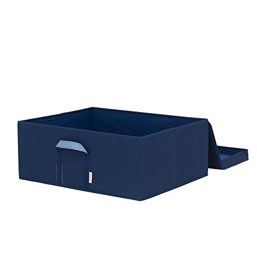 ルミナス スチールラック用 収納ボックス ネイビー 幅54×奥行43×高さ21cm LSB5443NV LSB5443NV