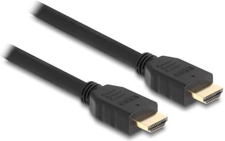 DeLOCK Cavo HDMI ad Alta velocità 48 Gbps 8K 60 Hz Nero 10 m