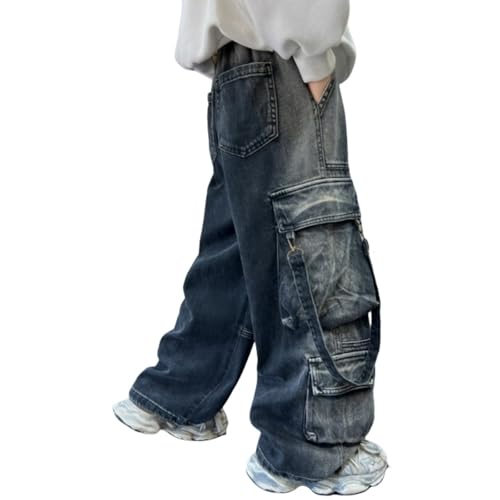 Boys Casual Trousers Lightweight Cargo Pants Ideal for Outdoor Adventures and Daily Wear Ages 4 to 12 Regular Fit
