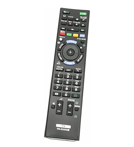 AULCMEET RM-ED052 sub RM-ED053 Replacement Remote Control Compatible with Sony 4K OLED Smart TV KD-55X9005A KDL-55W809A KDL-47W809A KDL-42W809A KDL-55W808A KDL-55W805A KDL-47W805A - Image 2