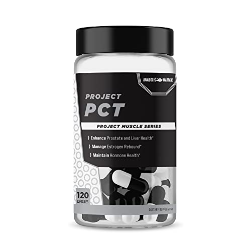 Anabolic Warfare Project PCT Supports Hormone Health Promotes Post-Workout Recovery & Provides Liver Support - Made with Botanicals - 120 Capsules (40 Servings)