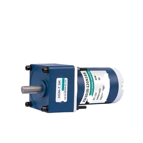 Moteur électrique 12v avec réduction d'engrenage 400rpm et vitesse réglable pour flux continu