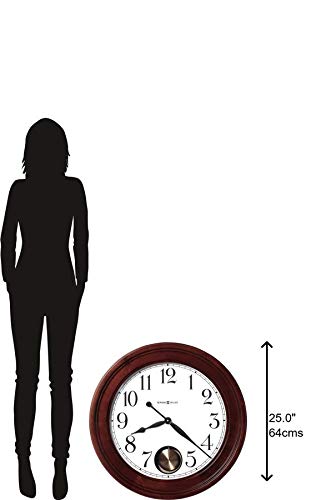 Howard Miller Griffith Gallery Wall Clock 625-314 – Oversized Windsor Cherry With Quartz Movement #TOP3