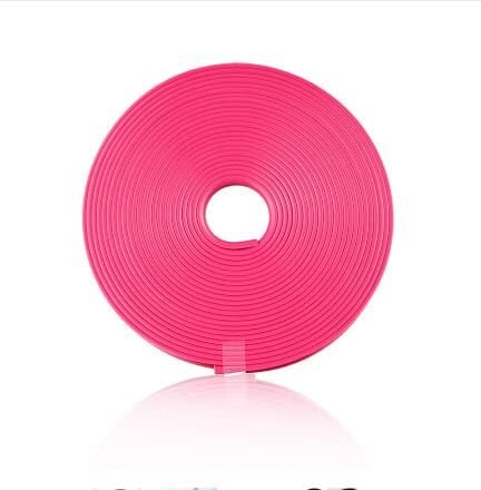 WorldCare® Pink car tire hub trim strip Anticollision strip for Mokka Corsa Astra G J H Vectra Monza car stickers