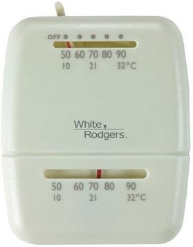 White Rodgers Heat Only Thermostat with temperature dial and OFF/ON switch