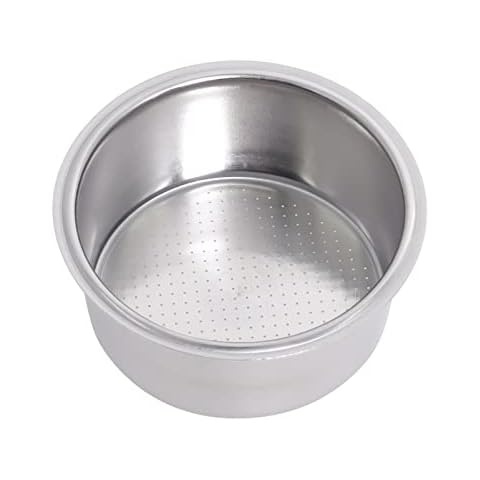 Filter Basket 51mm Compatible with Breville Delonghi Oster Coffee Machines,Gekufa Non-pressurized Porous Stainless Steel Filter Basket Cover