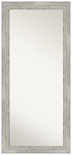 grey floor mirror