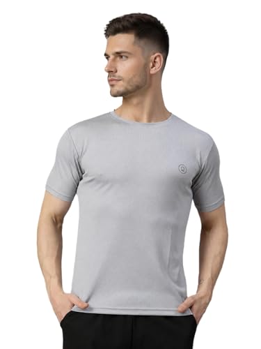 Image of CHKOKKO Gym T Shirts for Men Workout Activewear Solid Quick Dry Sports Tshirt for man Breathable Lightweight Half Sleeve Regular Fit Round Neck Running Boys T Shirt