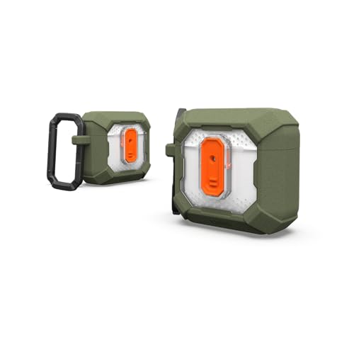 Urban Armor Gear UAG – Funda Protectora diseñada para AirPods (4ª generación, 2024) con Plasma de Bloqueo, Carcasa rígida Resistente de Grado Militar con Bloqueo Seguro y Clip de mosquetón Urban Armor Gear UAG – Funda Protectora diseñada para AirPods (4ª generación, 2024) con Plasma de Bloqueo, Carcasa rígida Resistente de Grado Militar con Bloqueo Seguro y Clip de mosquetón
