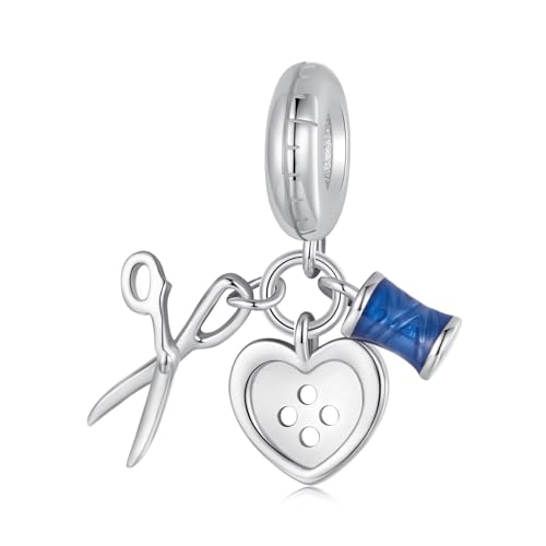 Colgantes de plata 925 juego 3 en 1 con cuentas para pulseras y collares de mujer