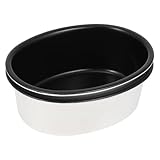 JOINPAYA Moldes para Pasteles Ovalados de Aleación de Aluminio, 2 Piezas, Resistentes al Horno, Superficie Lisa, para Tartas de Queso y Bizcochos, Herramienta para Hornear Color Aleatorio
