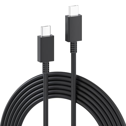 45W USB Type C to C Fast Charging Cable 1M, PD Fast Charge & Data Sync USB-C Cable Compatible with Samsung Galaxy S24/S23/S22/S21, Note Series, A & M Series, Tablets & Other Type C Devices (Black) by HOMEMO