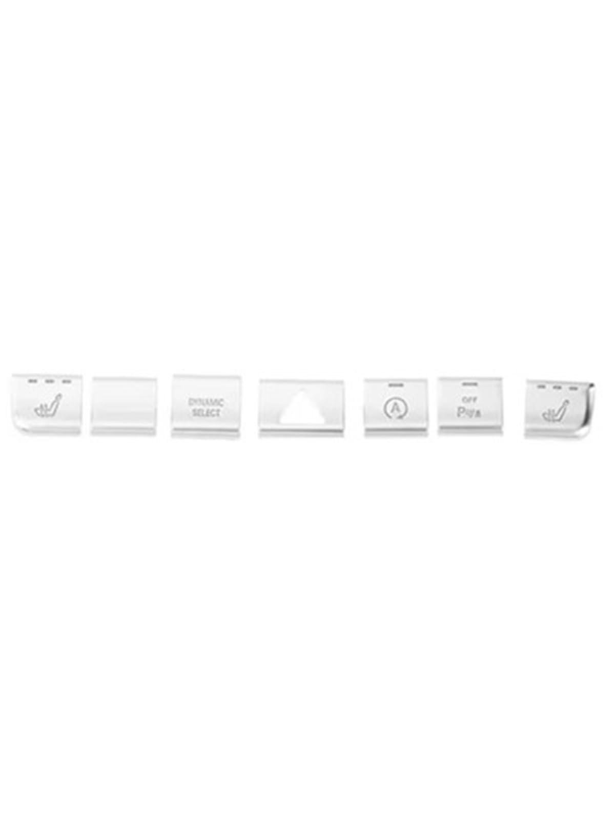 Button Trim Compatible with Benz GLA X156 CLA C117 A B Class W176 W246 Car Multimedia CD Button Sticker(Model B)