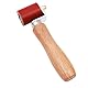 VOANZO 40 mm hohe Temperaturbeständigkeit, Silikon-Nahtroller, Handroller, Tapetenrolle, Rot